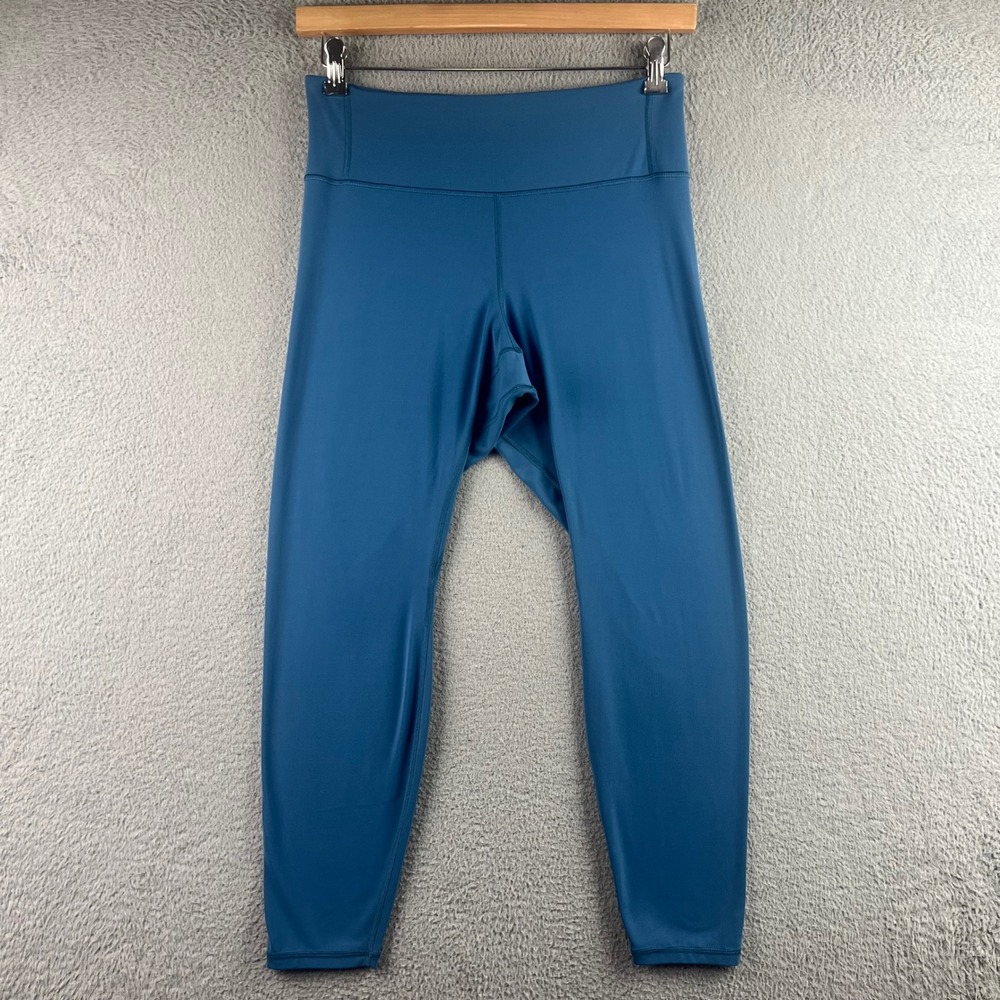 Patagonia Maipo 7/8 Tights Blue Leggings Womens Large 24845 High Rise Activewear